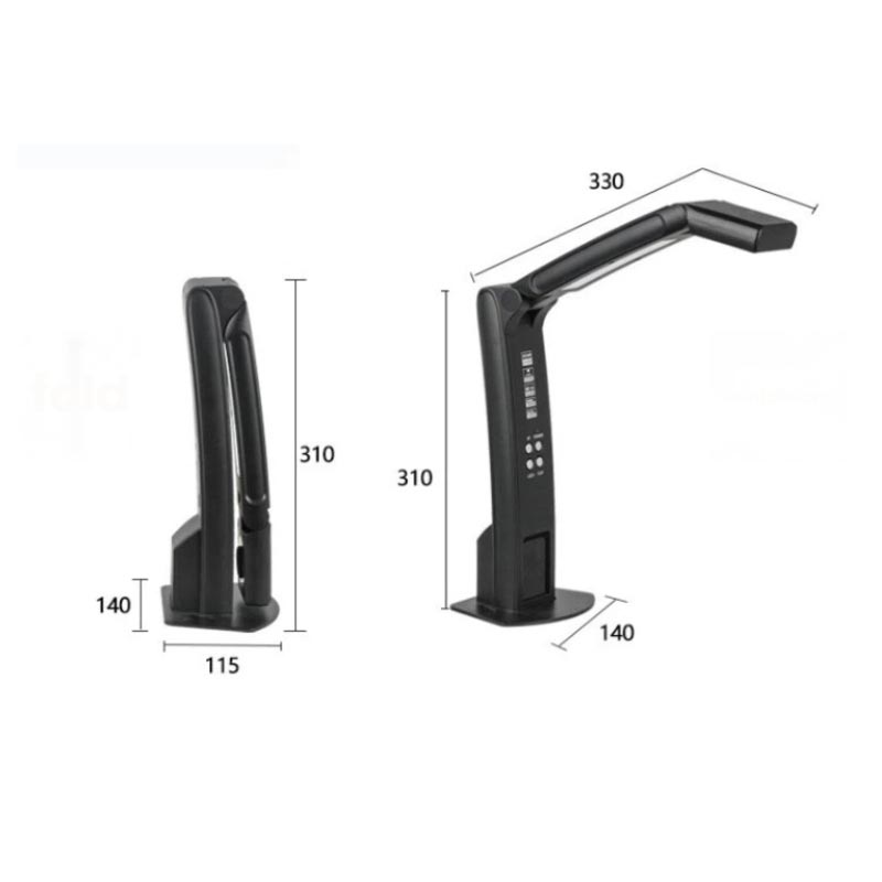 Document Scanner Portable - 휴대용 접이식 문서 카메라 비주얼 프리젠터,