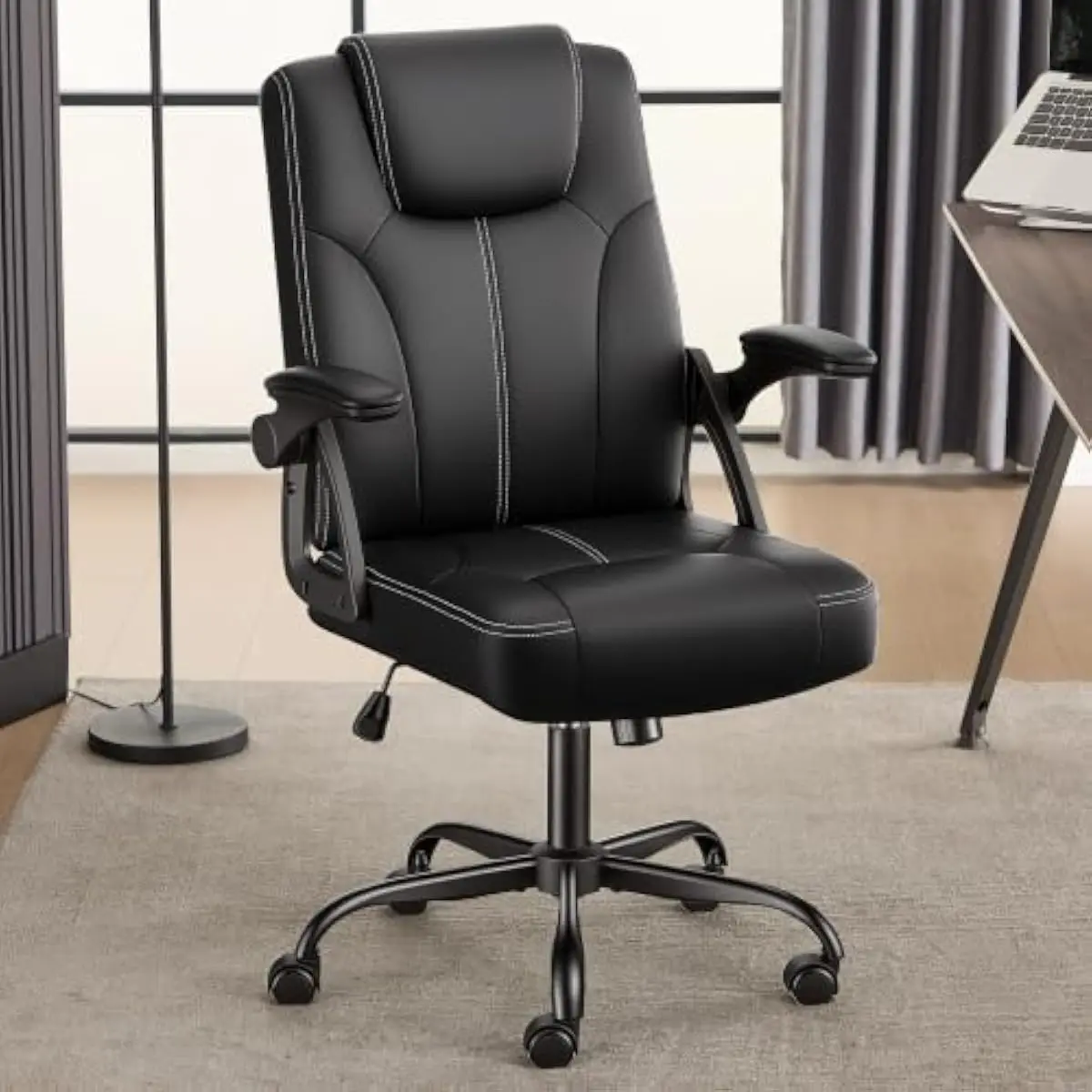 Ergonomic Office Chair - 360도 회전이 가능한 베이스와 최대 125도까지