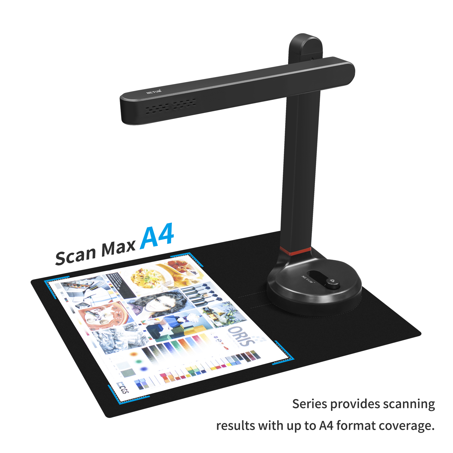 Document Scanner Portable - NETUM 자동 초점 문서 스캐너, 스마트