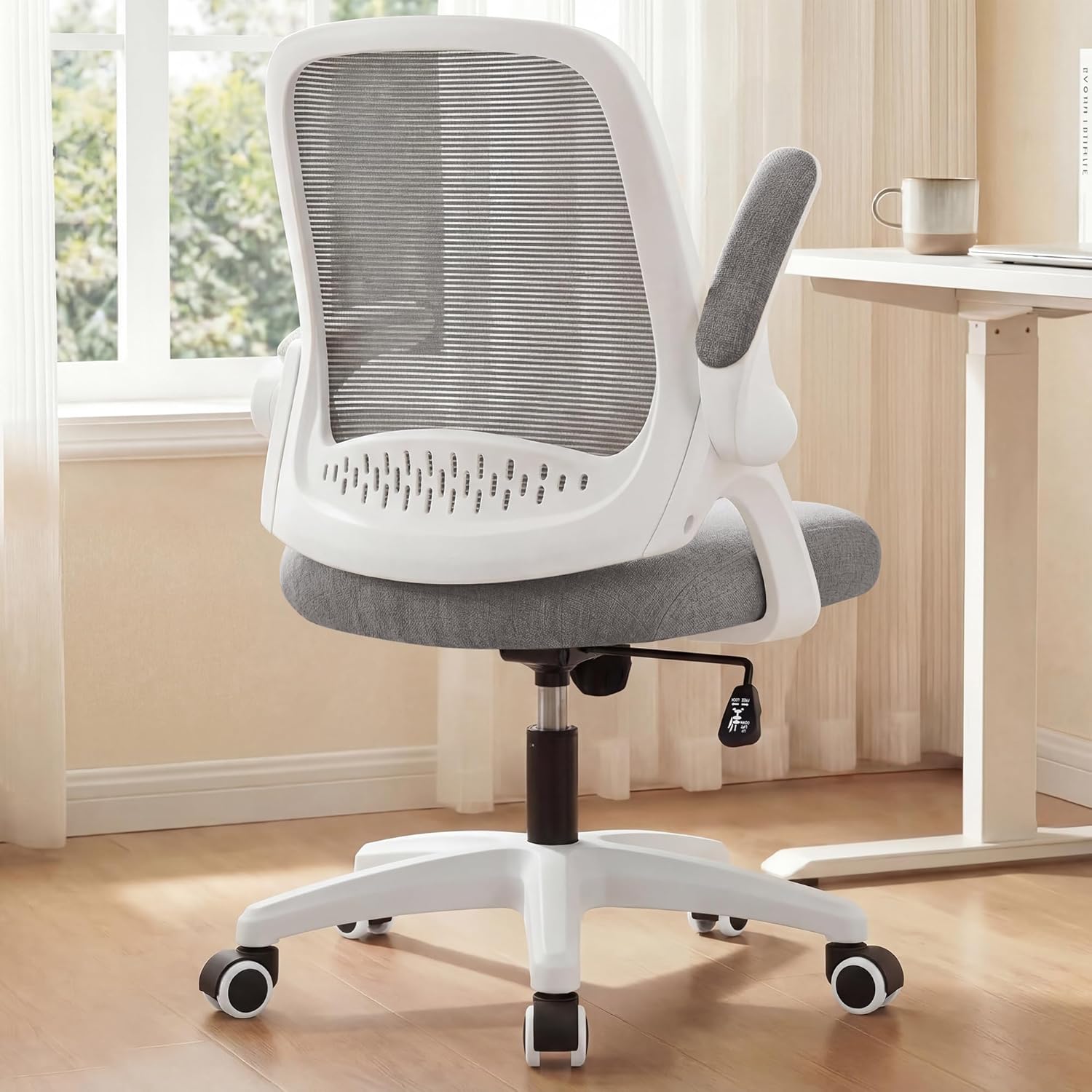 Ergonomic Office Chair - 인체공학적 메쉬 사무용 의자, 요추 지지대,