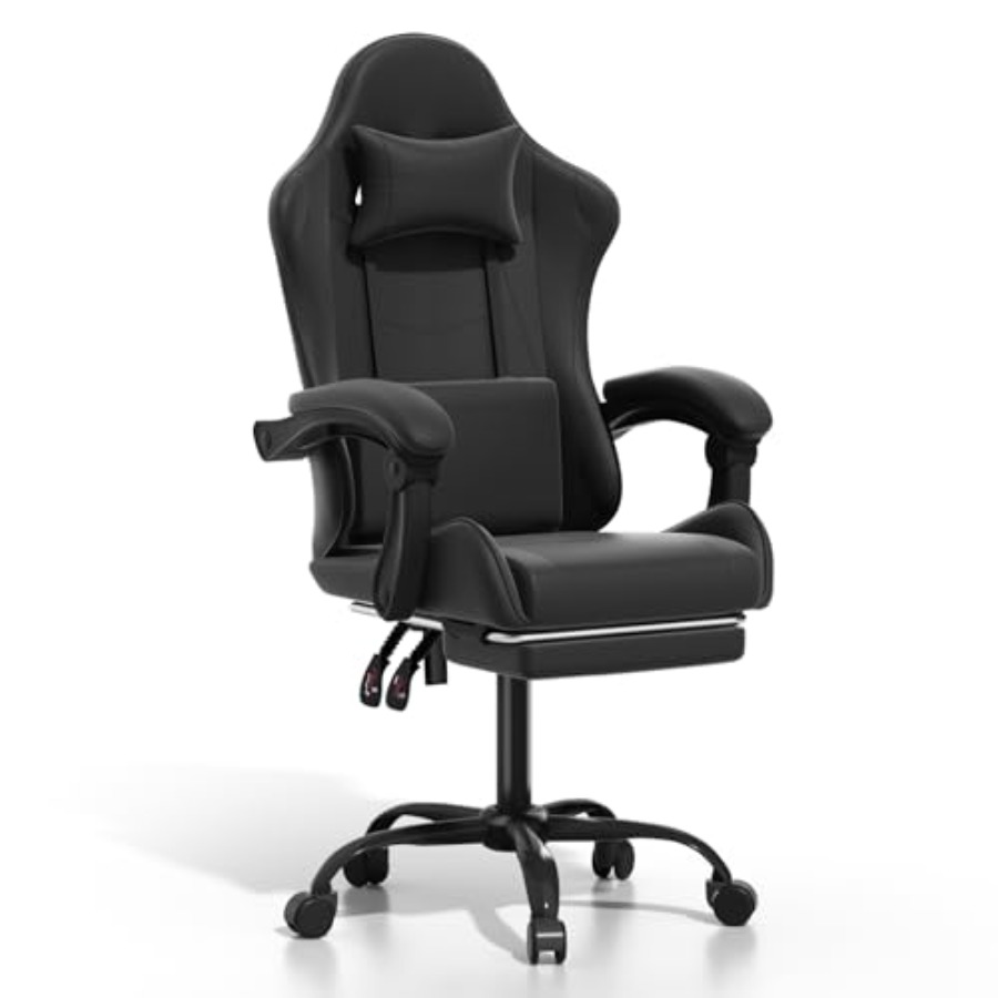 Ergonomic Office Chair - 홈 오피스용 게이밍 의자, PU 가죽,
