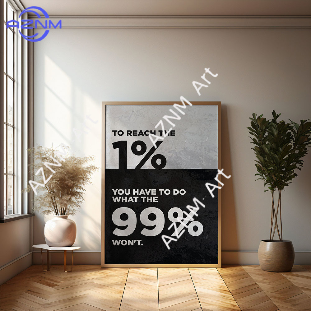 미니멀리스트 동기 부여 명언 영감을 주는 훈련 예술 포 - Home Office Room Inspiration 리뷰 및 가격