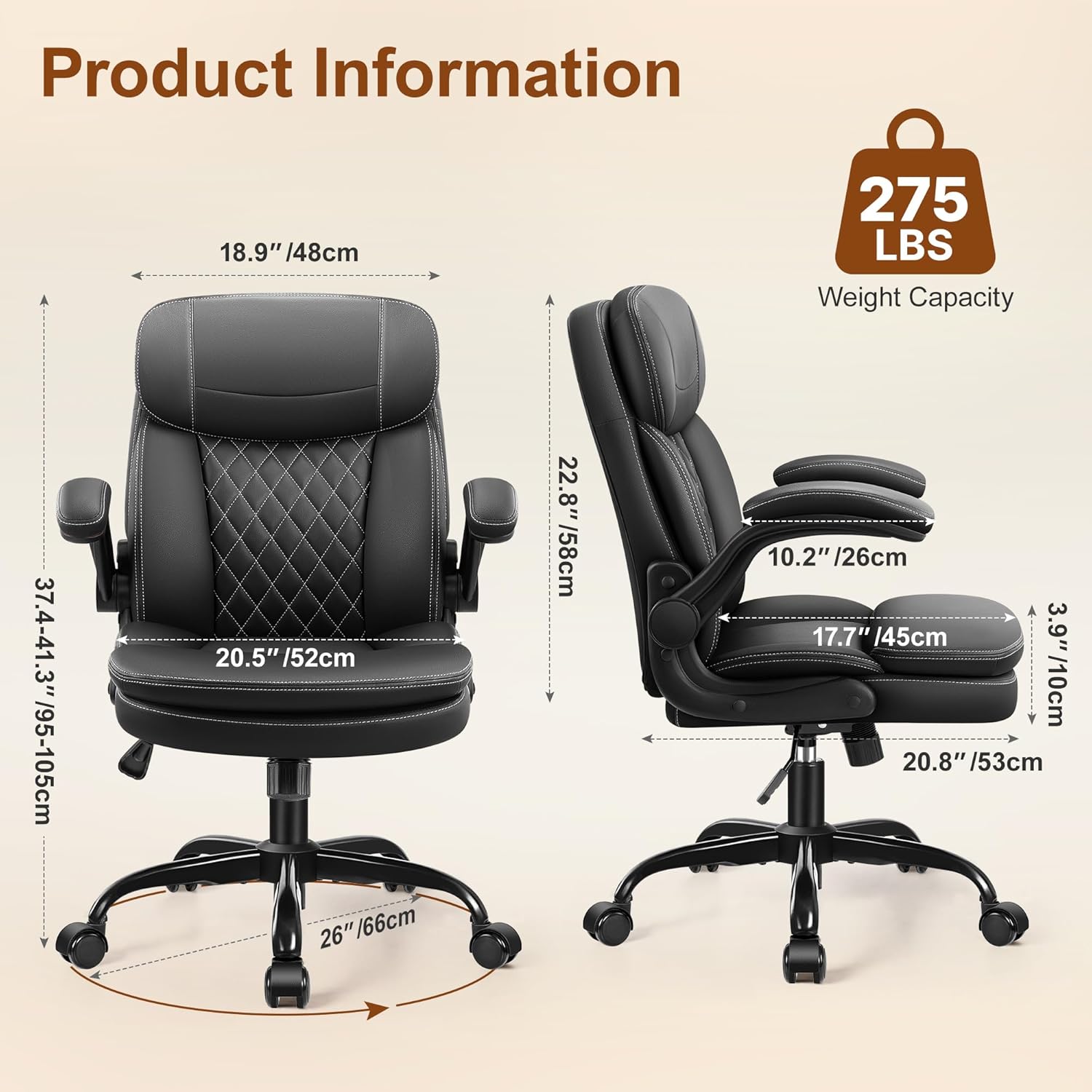 이중 쿠션, 접이식 팔걸이, 작은 공간을 위한 목받침대 - Ergonomic Office Chair 리뷰 및 가격