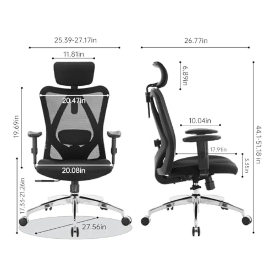 M18 인체공학적 디자인의 사무용 의자, 가정 및 사무 - Ergonomic Office Chair 리뷰 및 가격