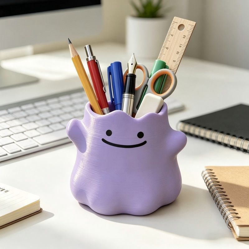만화 캐릭터 펜 홀더 창의적인 수납 정리함 책상 장식  - Home Office Or 리뷰 및 가격
