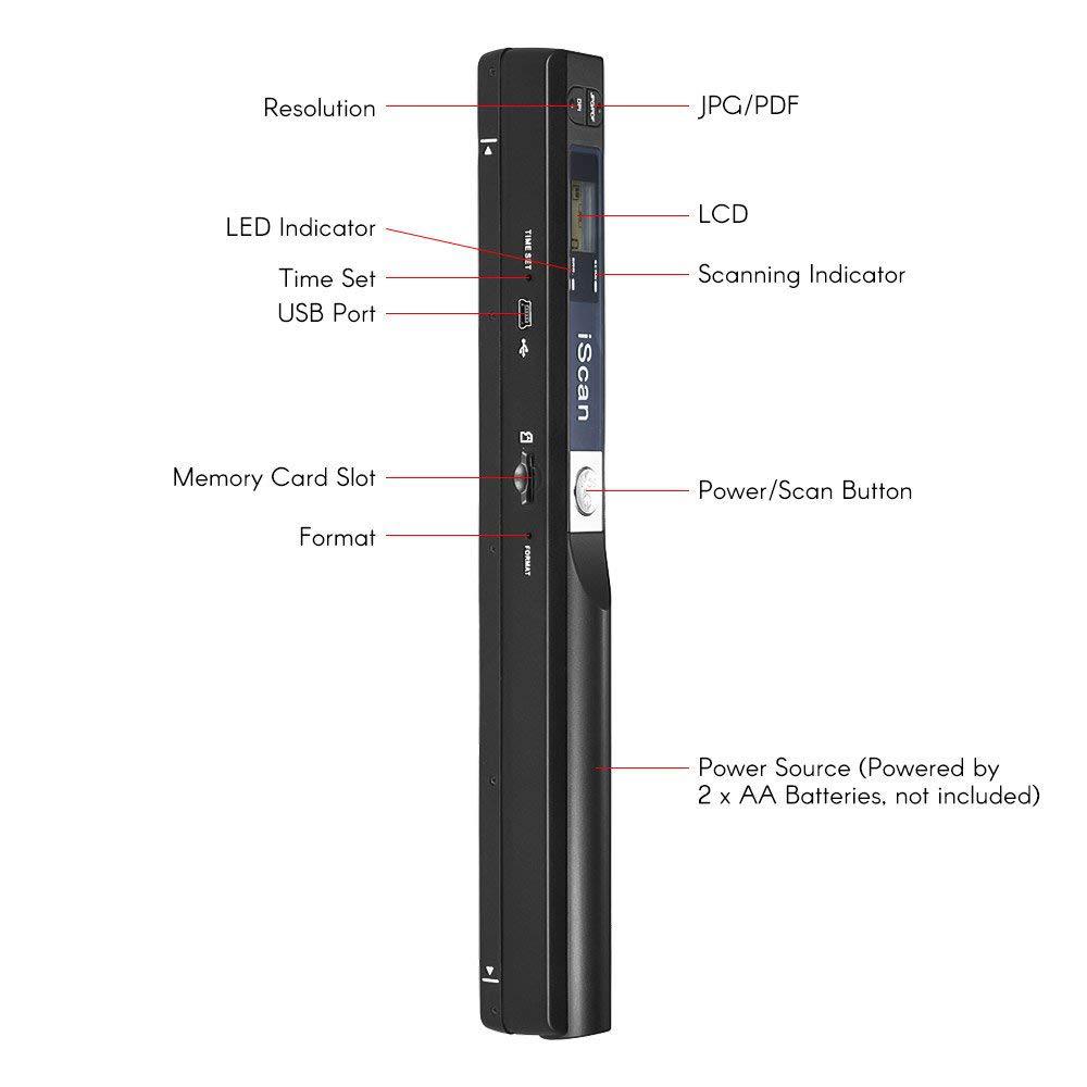 iScan 휴대용 스캐너 A4 문서 빠른 HD 900D - Document Scanner Portable 리뷰 및 가격
