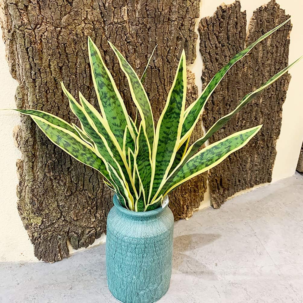 4 PCS 가짜 인공 뱀 가짜 Sansevieria 식 - Home Office Layout 리뷰 및 가격