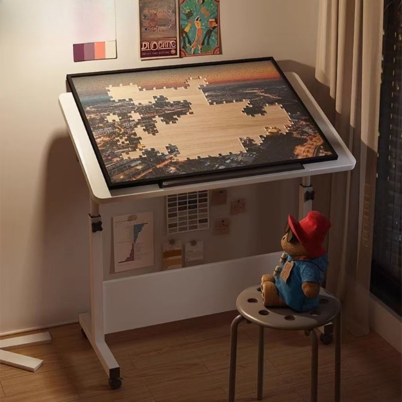 창의적인 모던 원목 접이식 높이 조절 드로잉 데스크 작 - Home Office Work Table 리뷰 및 가격