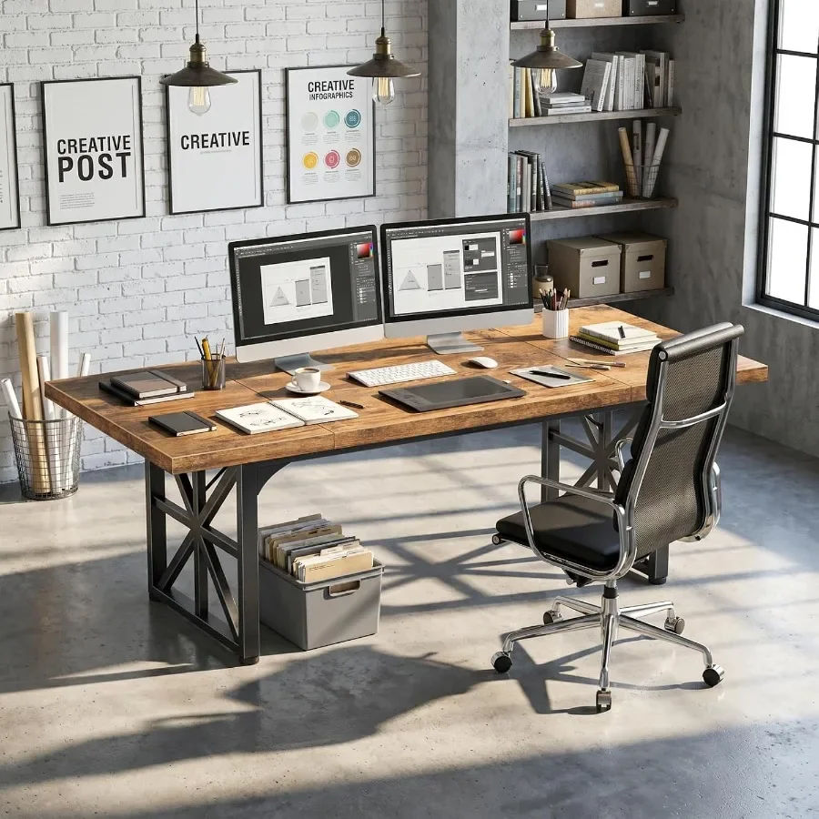 71인치 고급형 책상, 가정용으로 사용하기 좋은 넓은  - Home Office Work Table 리뷰 및 가격