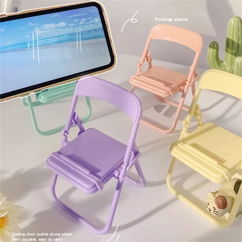 귀여운 의자 모양 휴대폰 거치대, 창의적인 데스크탑 정 - Home Office Or 리뷰 및 가격