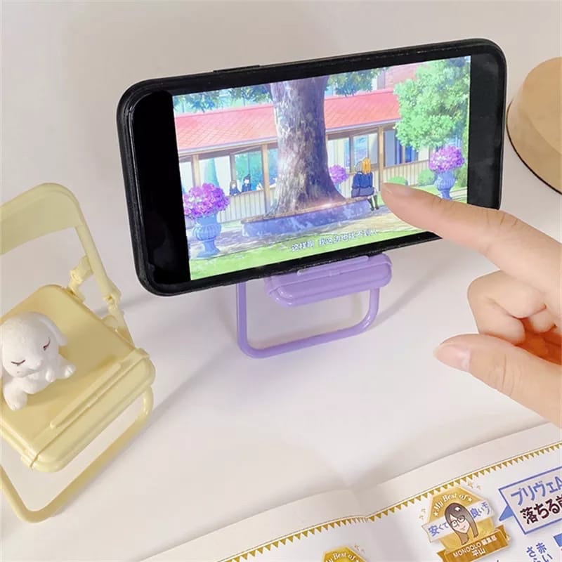 귀여운 의자 모양 휴대폰 거치대, 창의적인 데스크탑 정 - Home Office Or 리뷰 및 가격