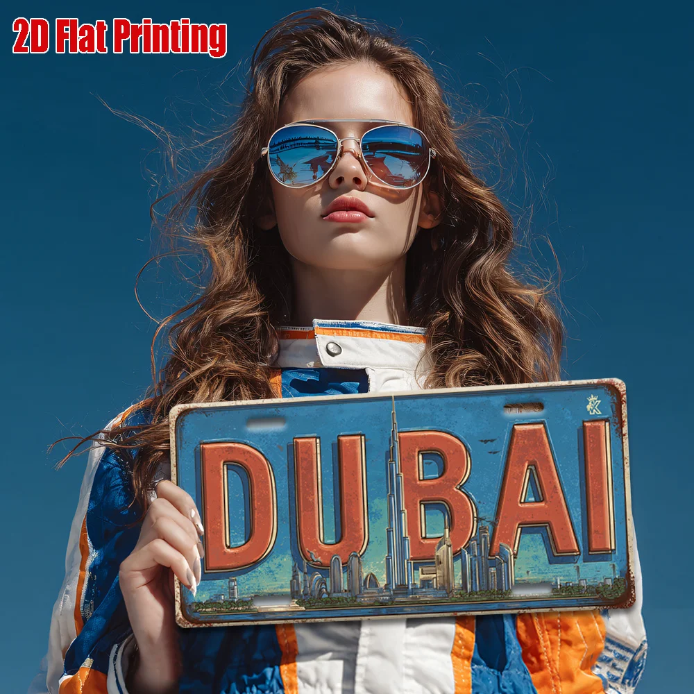 2D 평면 두바이 아랍에미리트 스카이라인 빈티지 알루미 - Home Office Dubai 리뷰 및 가격