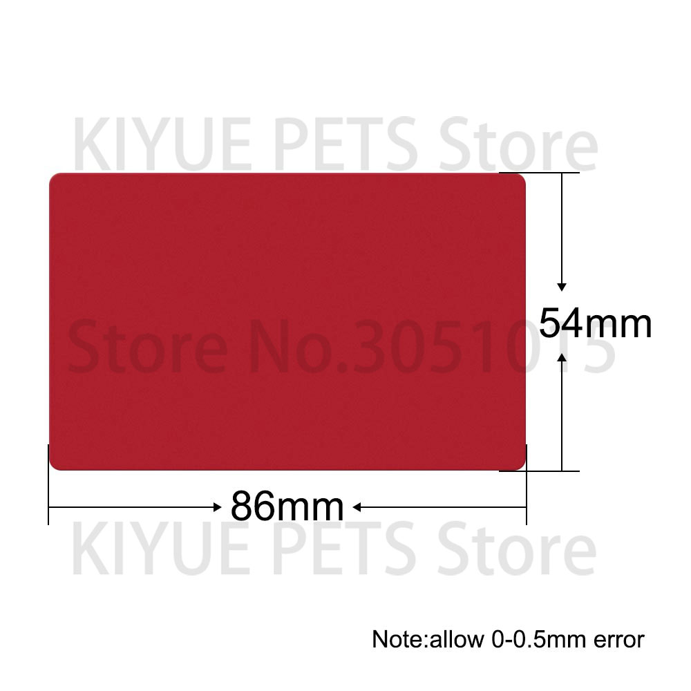 100PCS 휴대용 금속 명함 알루미늄 공백 0.2mm - Home Office Logo 리뷰 및 가격